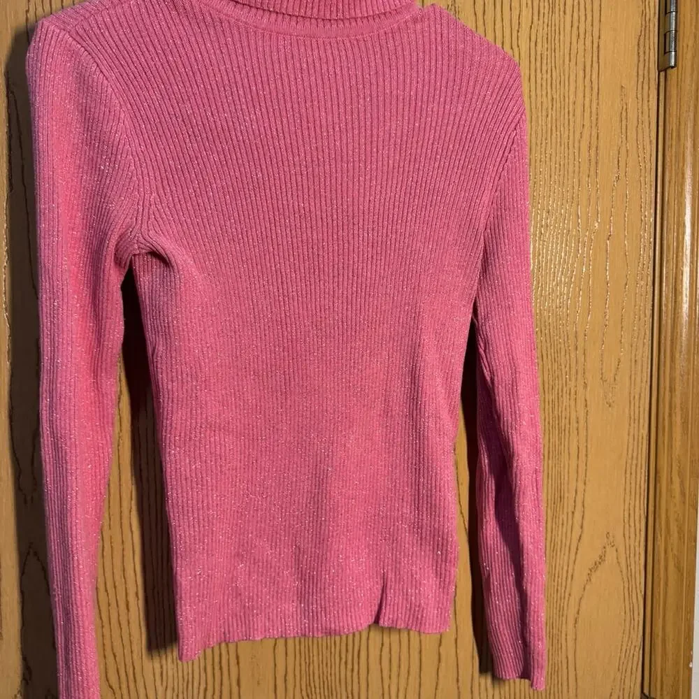 Gap sparkle cowl neck sweater size small - Picture 2 of 8